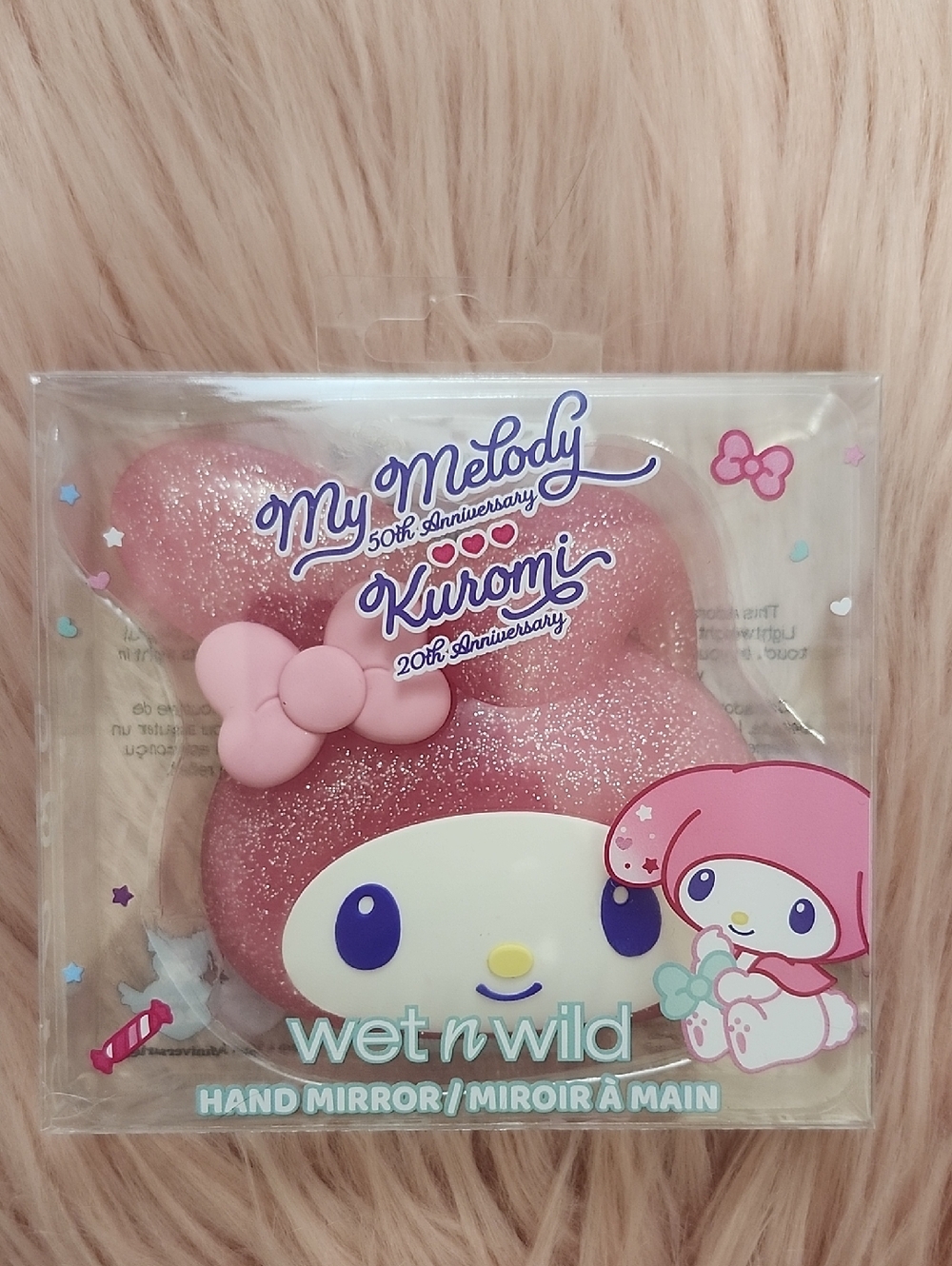 Brand New WET N WILD MY MELODY KUROMI HAND MIRROR